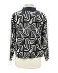 APNY MOD PRINT SWEATER