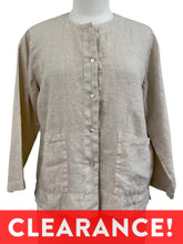 Load image into Gallery viewer, Cut Loose LINEN 2 POCKET JACKET - ORIGINALLY $123
