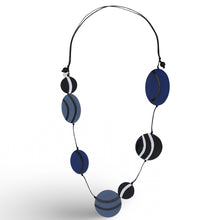 Load image into Gallery viewer, Sylca WAVE NECKLACE BLUE
