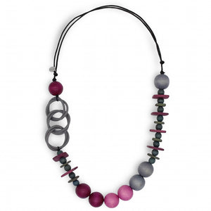 Sylca OMBRE FUSCHIA NECKLACE