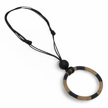 Load image into Gallery viewer, Sylca BLACK GOLD NECKLACE
