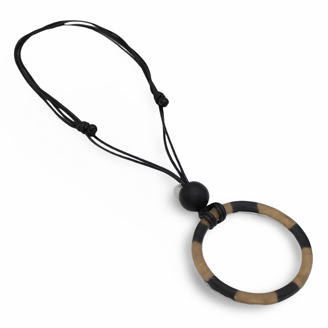 Sylca BLACK GOLD NECKLACE