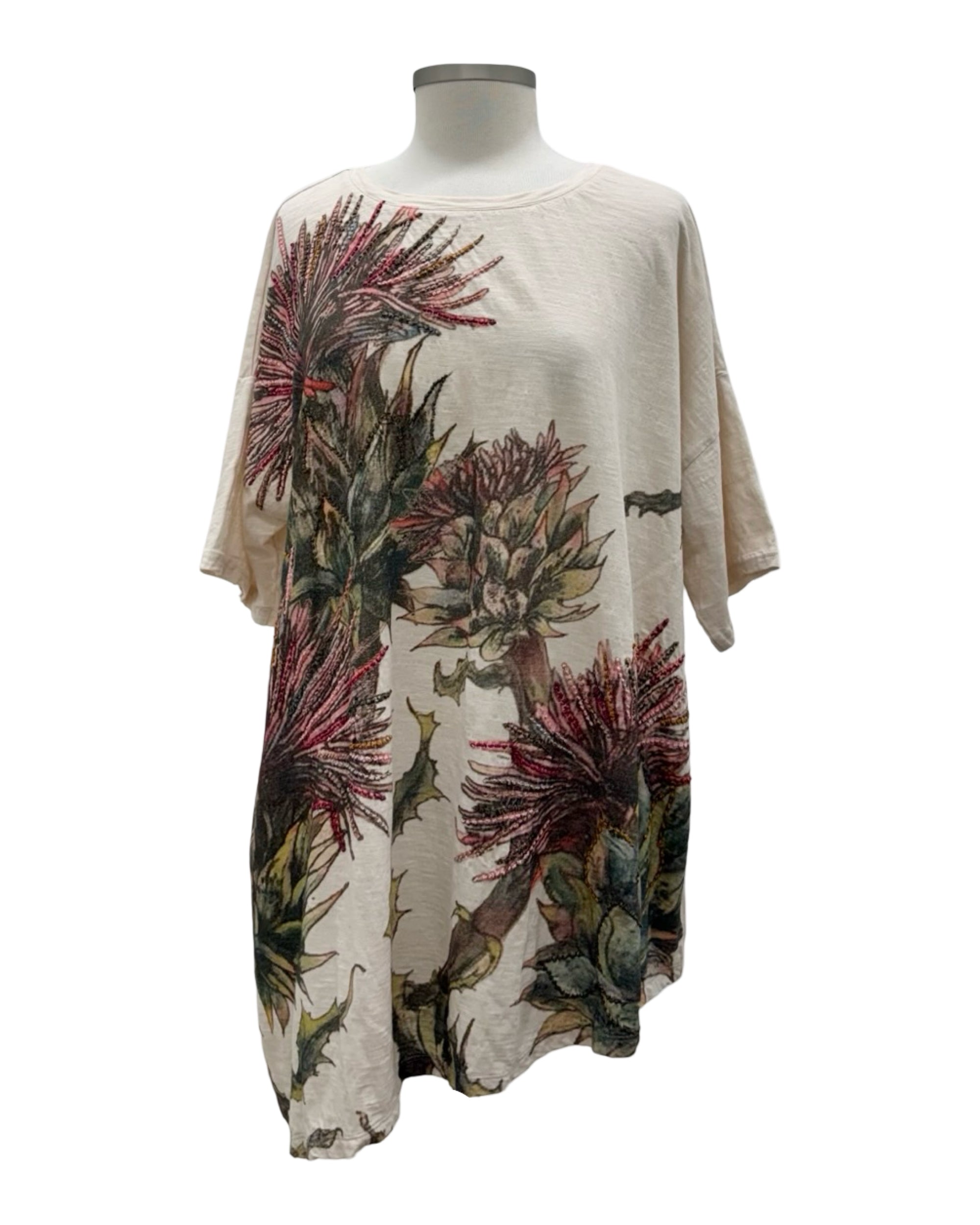 Krista Larson SHORT SLEEVE THISTLE TEE