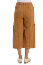 Load image into Gallery viewer, XCVI CROP POPLIN POCKET FAULKNER PANT
