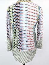 Load image into Gallery viewer, Caite EMBROIDERED PRINT BLOUSE NOVA
