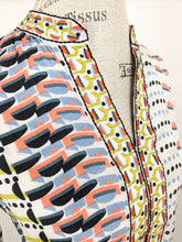 Load image into Gallery viewer, Caite EMBROIDERED PRINT BLOUSE NOVA
