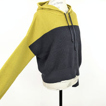 Load image into Gallery viewer, Planet WAFFLE HOODIE TWO TONE SWEATER

