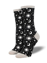 Load image into Gallery viewer, Socksmith WOMENS MOON CHILD SOCK
