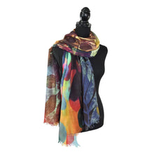 Load image into Gallery viewer, Dupatta PATCHWORK LEAF SCARF
