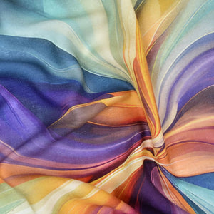 Dupata TREVISO SWIRL ABSTRACT SCARF