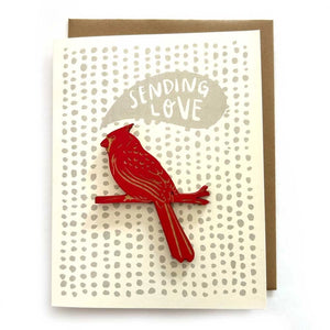 Snowmade SEND LOVE CARD WITH MAGNET