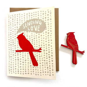 Snowmade SEND LOVE CARD WITH MAGNET