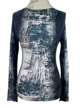 Load image into Gallery viewer, AMB STAINED CANVAS RAW EDGE TEE
