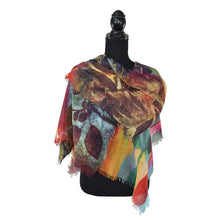 Load image into Gallery viewer, Dupatta PATCHWORK LEAF SCARF
