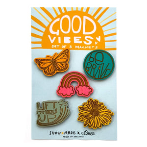 Snowmade GOOD VIBES MAGNET SET