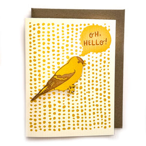 Snowmade HELLO CARD WITH MAGNET