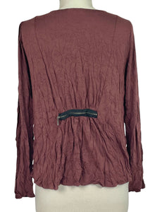 Chalet CRINKLE BACK ZIP TEE GIZEL