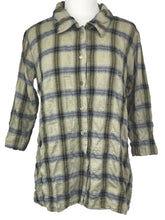 Load image into Gallery viewer, Cut Loose PLAID HI LO SHIRT
