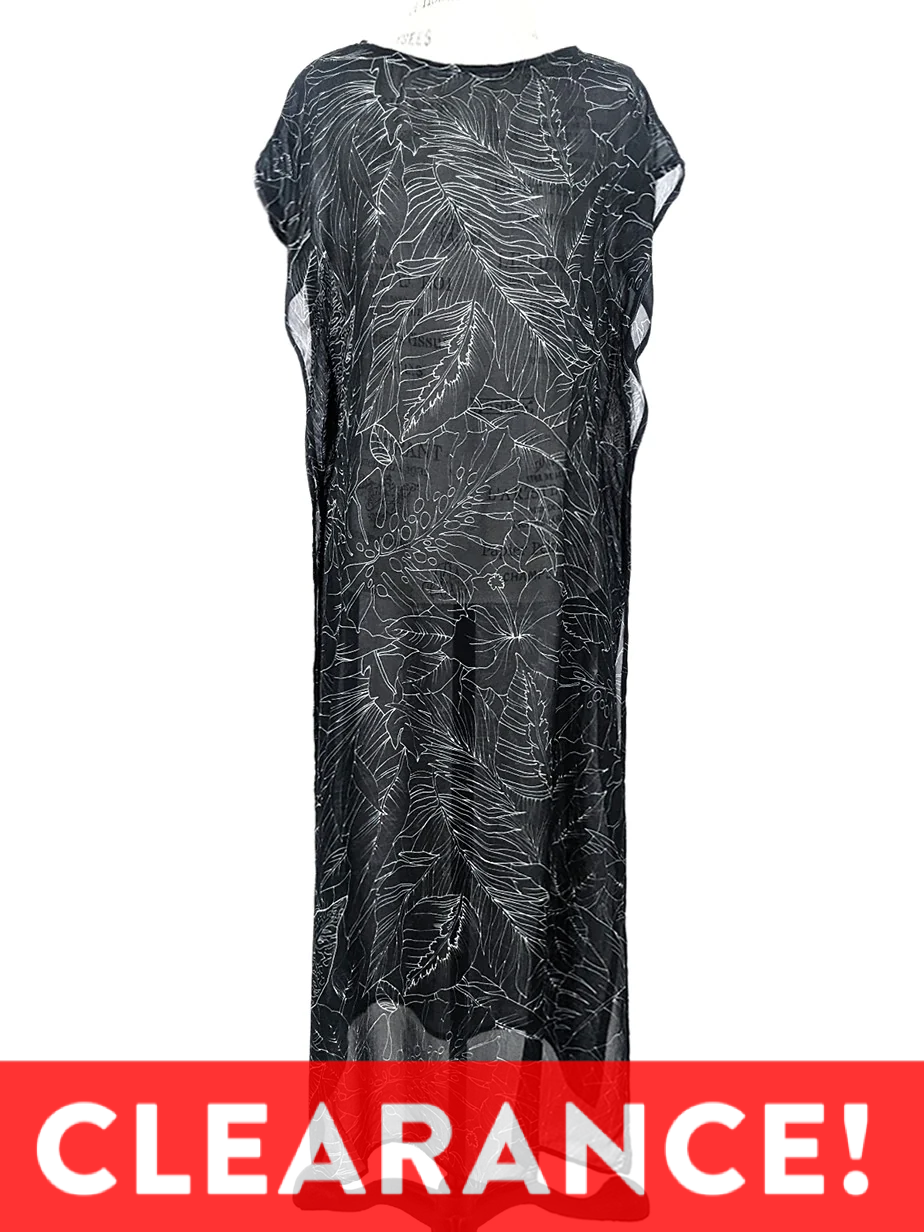 Bryn Walker FIORI SHEER PONCHO DRESS - Originally $199