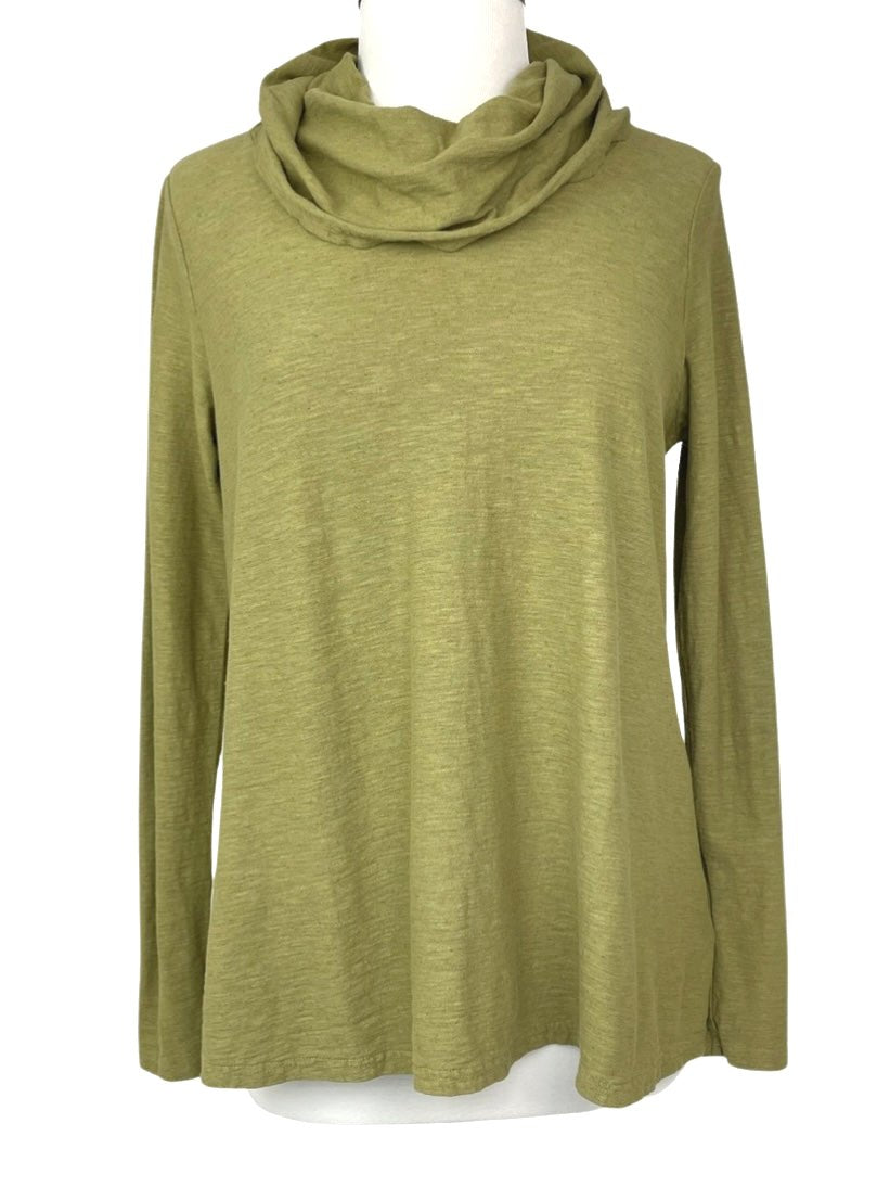 Cut Loose LINEN JERSEY COWL PULLOVER
