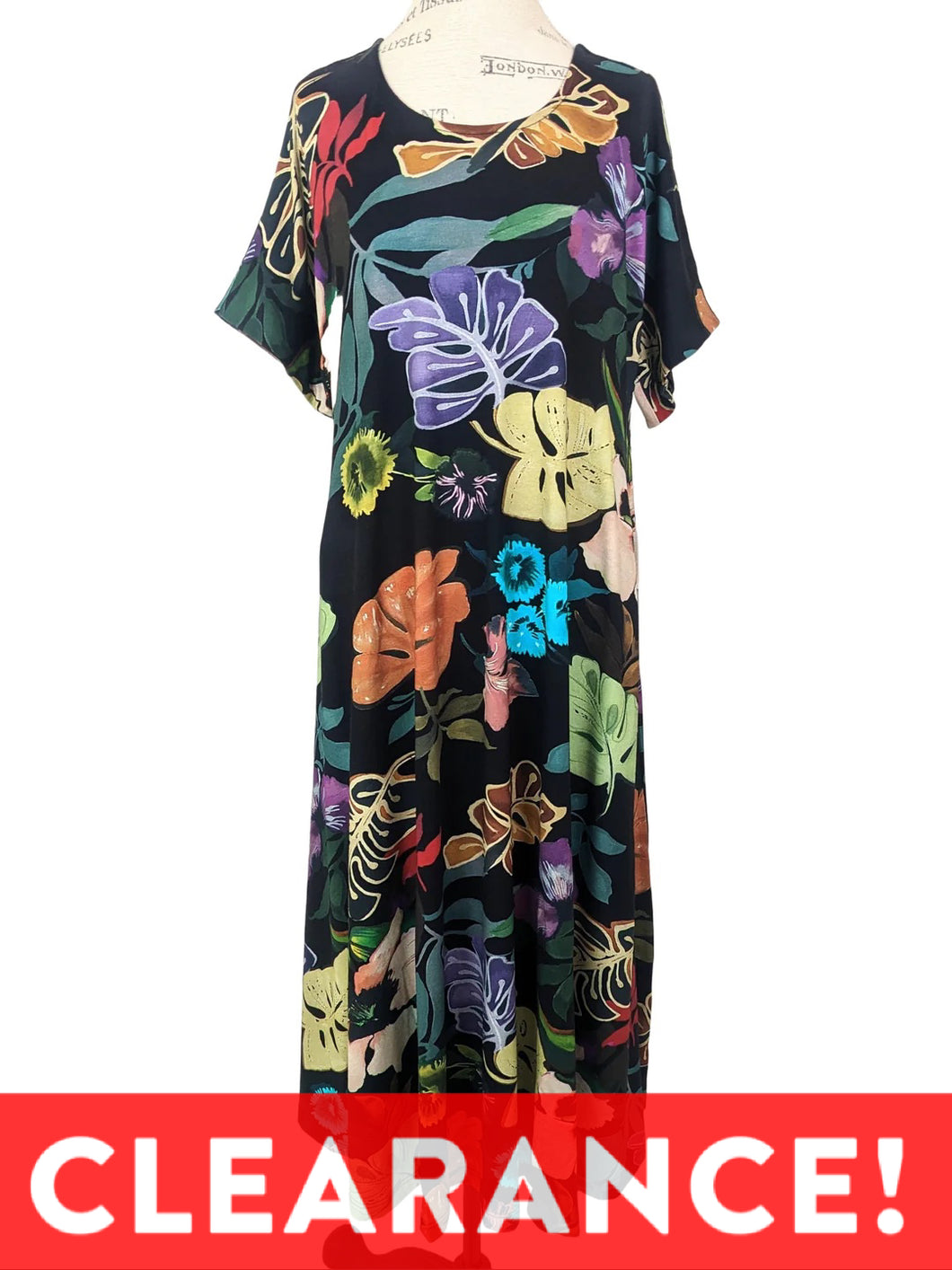 Alembika LEAVES SHORT SLEEVE DRESS - Originally $269
