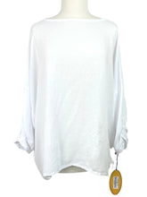 Load image into Gallery viewer, Oh My Gauze TUCK SLEEVE BLOUSE LORAINE

