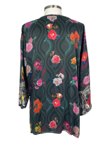 Johnny Was REVERSIBLE KIMONO ROSE LACE MILLAMO