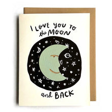 Load image into Gallery viewer, Snowmade MOON &amp; BACK CARD WITH MAGNET
