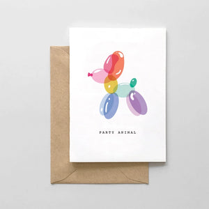 SPAGHETTI & MEATBALLS PARTY ANIMAL CARD