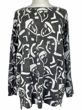 Load image into Gallery viewer, Shana DOLMAN LONG SLEEVE FACE SWEATER
