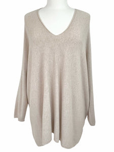 Amazing Women OVERSIZE DEEP V NECK SWEATER