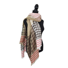 Load image into Gallery viewer, Dupata DOT STRIPE SCARF SORTI
