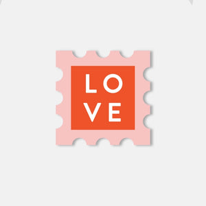 SPAGHETTI & MEATBALLS LOVE STAMP STICKER