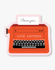 SPAGHETTI & MEATBALLS RED TYPEWRITE STICKER Originally $5
