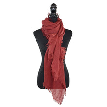 Load image into Gallery viewer, Dupata SOLID WHISPER SCARF
