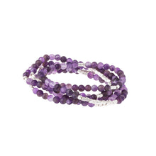 Load image into Gallery viewer, Scout Stone Wrap AMETHYST- Stone of Protection
