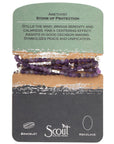 Scout Stone Wrap AMETHYST- Stone of Protection