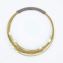 Load image into Gallery viewer, Sea Lily PEARL COLLAR NECKLACE
