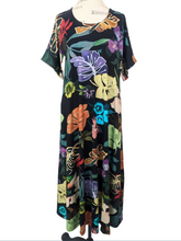Load image into Gallery viewer, Alembika LEAVES SHORT SLEEVE DRESS - Originally $269

