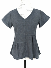 Load image into Gallery viewer, Cut Loose CROSSHATCH SHORT SLEEVE PATCH TOP
