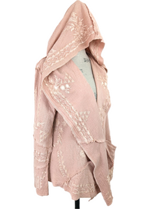 Caite HOODIE TONAL JACKET EMBROIDERED