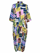 Load image into Gallery viewer, Alembika ABSTRACT COLLAR DRESS

