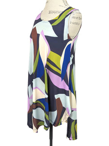 Alembika ABSTRACT LONG TUNIC TANK