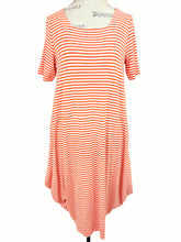 Load image into Gallery viewer, FOIL JERSEY STRIPE DRESS
