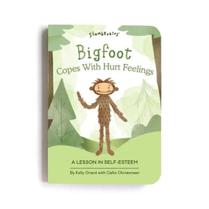 Slumberkins MAPLE BIGFOOT SNUGGLER AND BOOK SET - SELF ESTEEM