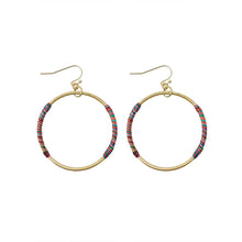 Load image into Gallery viewer, World Finds SIDE WRAP HOOP EARRING
