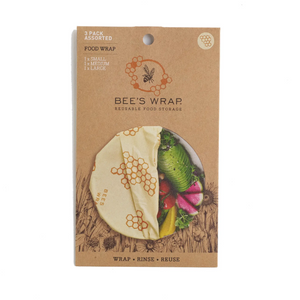 Bee's Wrap ASSORTED 3 PACK in HONEYCOMB PATTERN