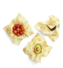 Load image into Gallery viewer, Bee&#39;s Wrap MEDIUM SIZE 3 PACK, HONEYCOMB PATTERN
