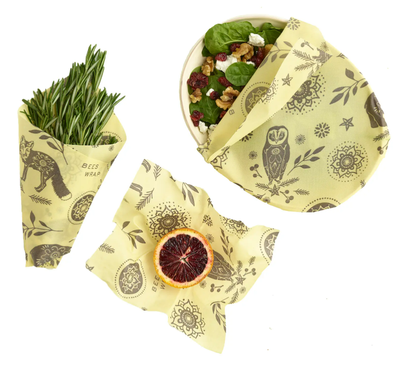Bee's Wrap ASSORTED 3 PACK in WOODS PATTERN