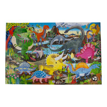 Load image into Gallery viewer, eeboo LAND OF DINOSAURS PUZZLE 100 PIECES
